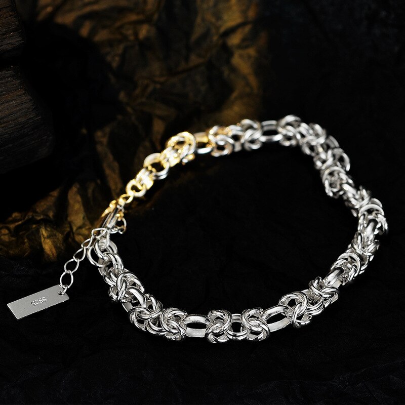 Heavy Korean Links Bracelet B1023