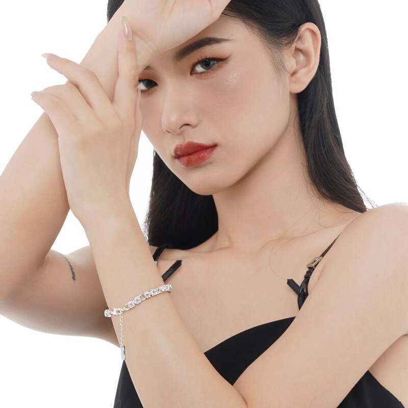 Heavy Korean Links Bracelet B1023