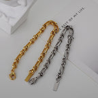 Rolo Chain Statement Bracelet B1042