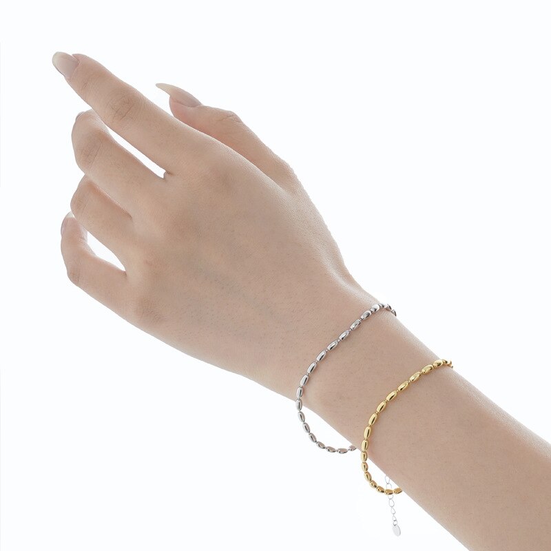 Seed Bead Chain Bracelet B1044