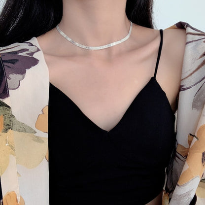 Collier chaîne à mailles larges N1024