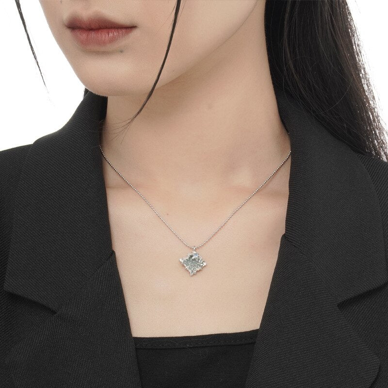 Iconic Enamel CZ Accent Pendant N1053