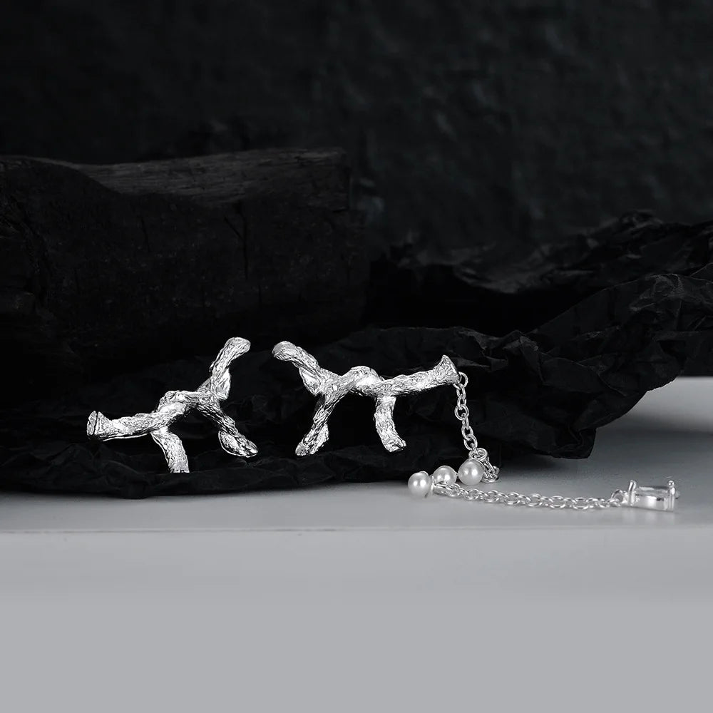 Irregular Long Chain Earring E1182