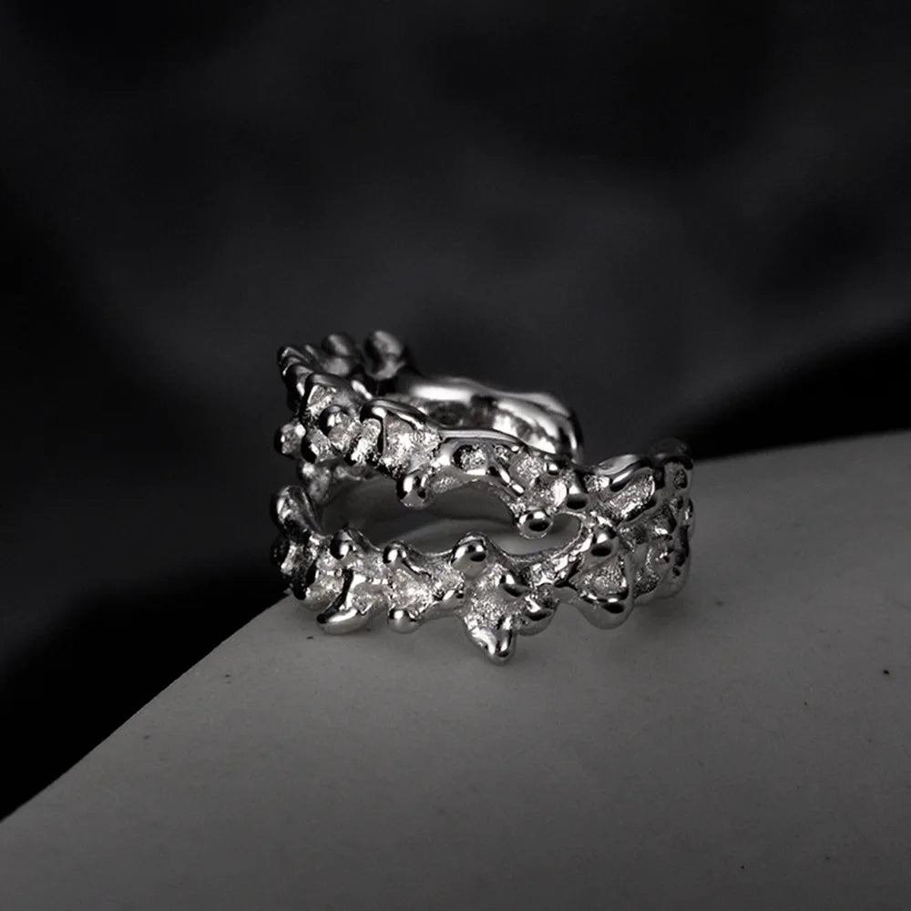 Alien Textured Earring E1217, 1 Piece