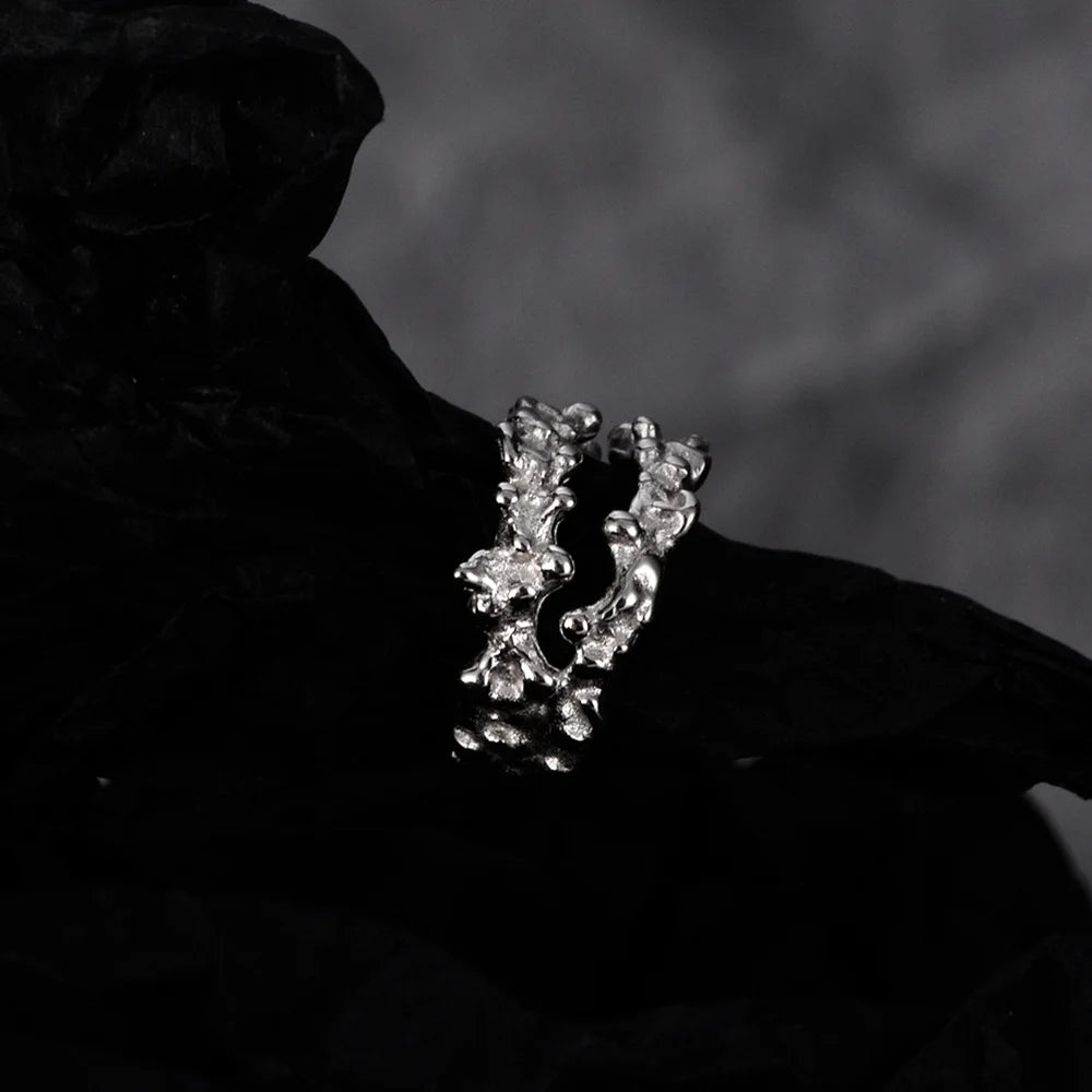 Alien Textured Earring E1217, 1 Piece