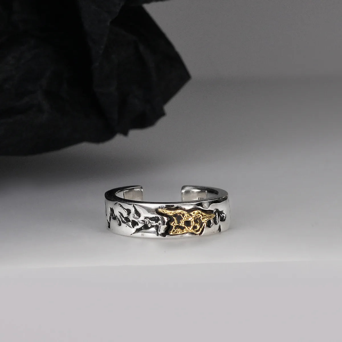 Golden Filigree Earring E1133, 1 Piece