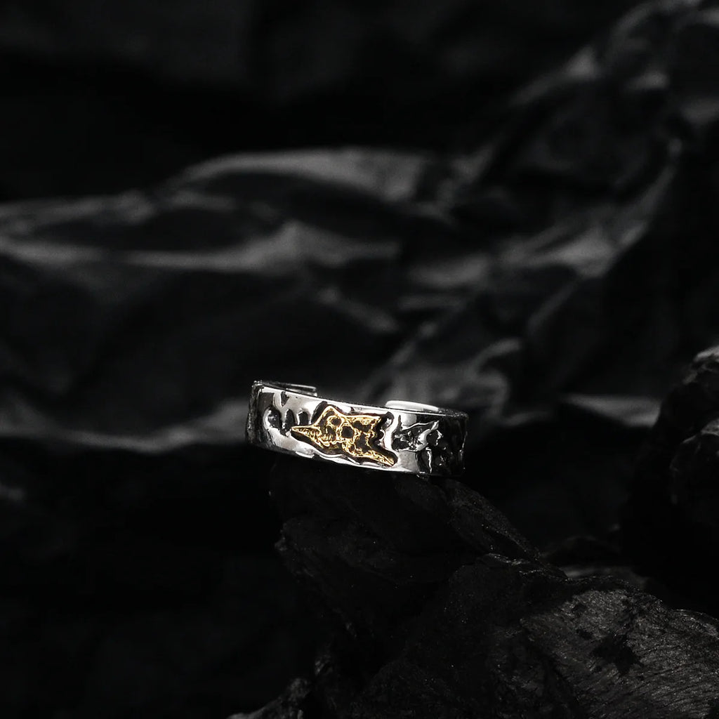 Golden Filigree Earring E1133, 1 Piece