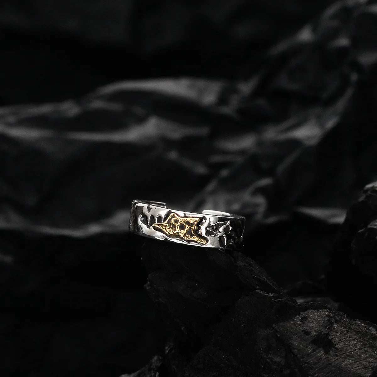 Golden Filigree Earring E1133, 1 Piece