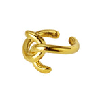 Solid Knot Ear Cuff E1107, 1 Piece