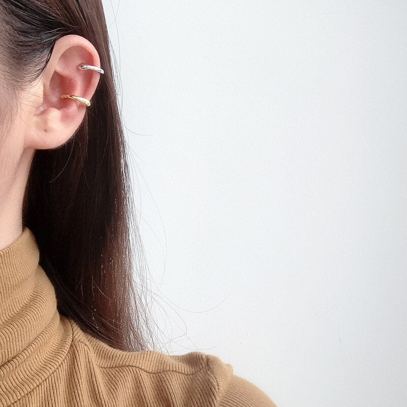 Liquid Open Hoop Earrings E1105 1 Piece