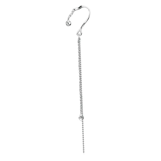 Tassel Chain Alien Hook Ear Stud E1136, 1 Piece