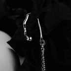 Tassel Chain Alien Hook Ear Stud E1136, 1 Piece