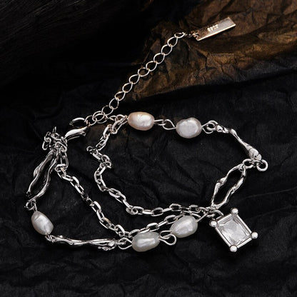 Chains Baroque Pearl Bracelet B1047