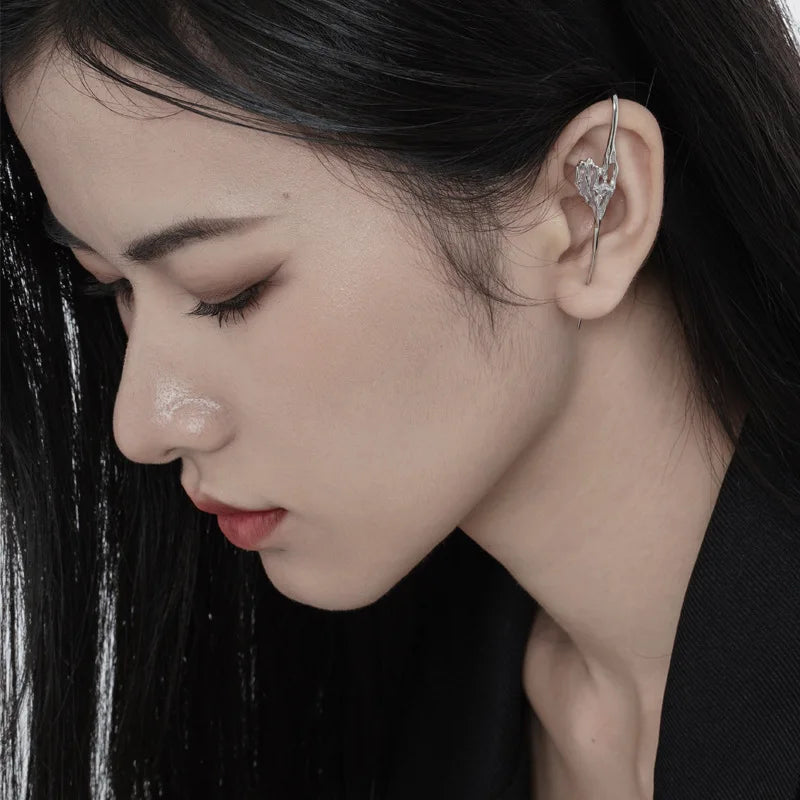 Pink Enamel Ear Cuff E1110, 1 Piece