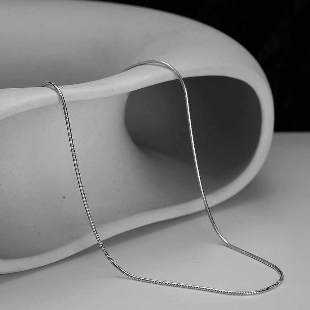 Round Snake Chain Necklace N1015