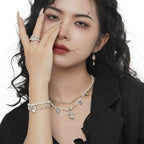 Multi Strand Elf Pearls Bracelet B1001