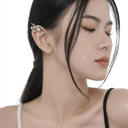 Solitaire Opal Ear Cuff E1151, 1 Piece