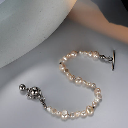 Baroque Pearls T-bar Bracelet B1032