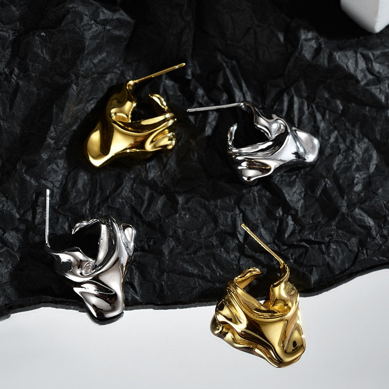 Thick Ruffled Ear Cuff E1234 1 Piece