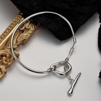 Thick Wire T-bar Bracelet B1037