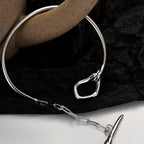 Thick Wire T-bar Bracelet B1037