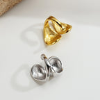 Wavy Chunky Ear Cuffs E1198 1 Piece