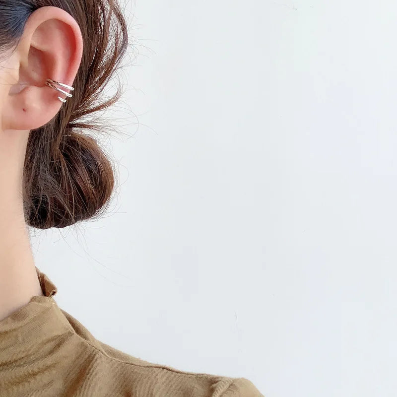 Wire Hoop Clip-on Ear Cuff E1108, 1 Piece