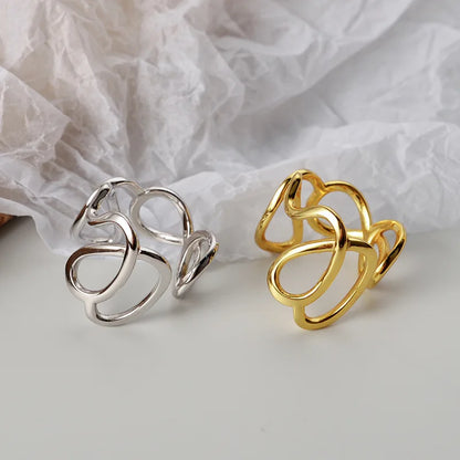 Solid Wire Pattern Ring R1076