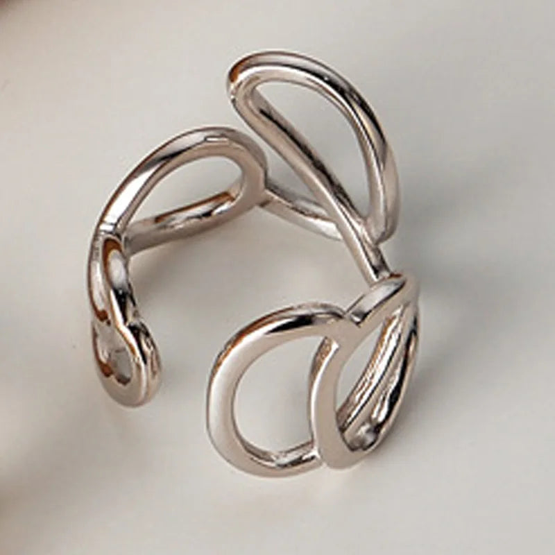 Solid Wire Pattern Ring R1076