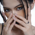 Solitaire CZ Rough Chunky Ring R1181