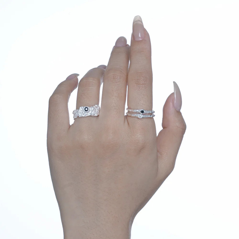 Solitaire CZ Irregular Ring R1182
