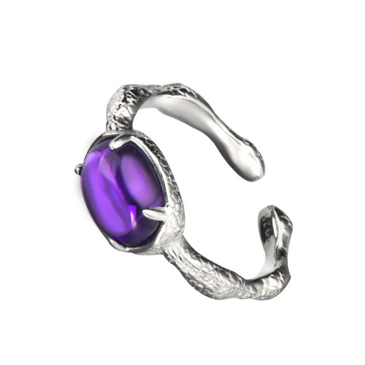 Purple Birth Stone Ring R1212