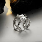 Tassel Chain Wide Ring R1202