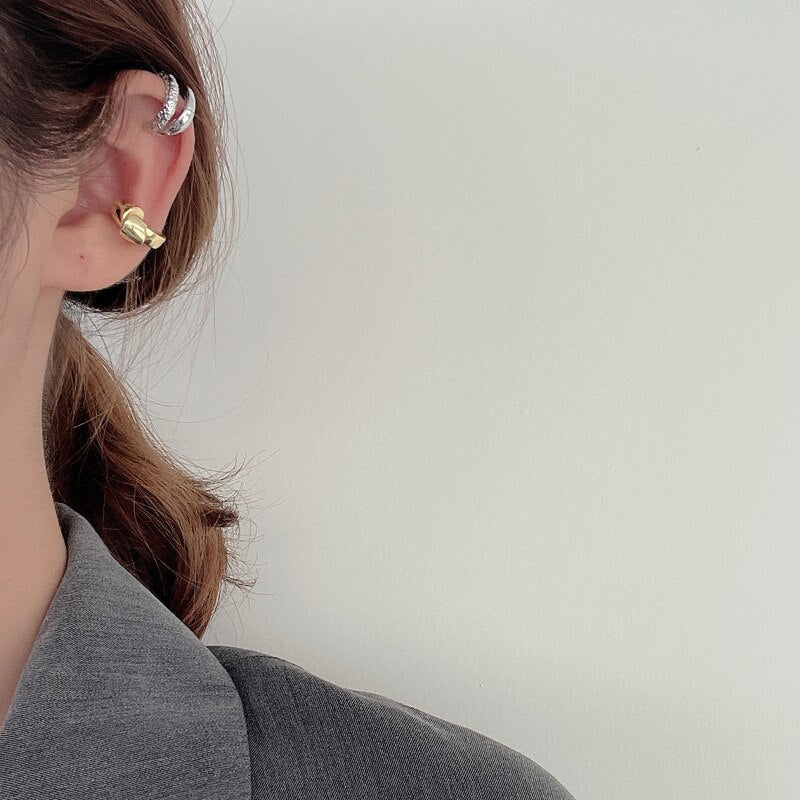 Thick Chunky Ear Cuff E1068 1 Piece