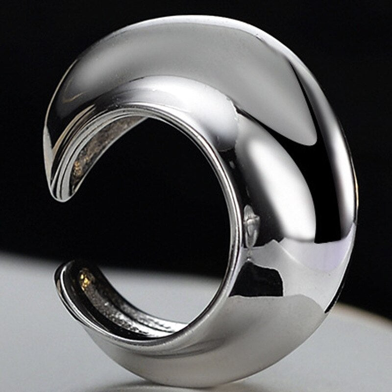 Thick Wavy Clip Earrings E1017 1 Piece