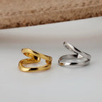 Thick Wire Irregular Earring E1015, 1 Piece