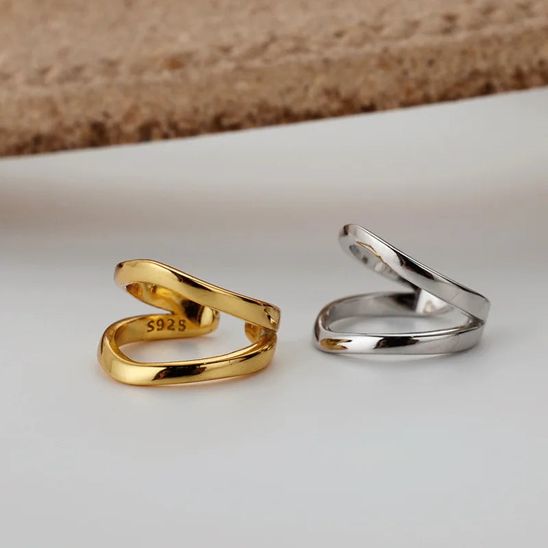 Thick Wire Irregular Earring E1015, 1 Piece