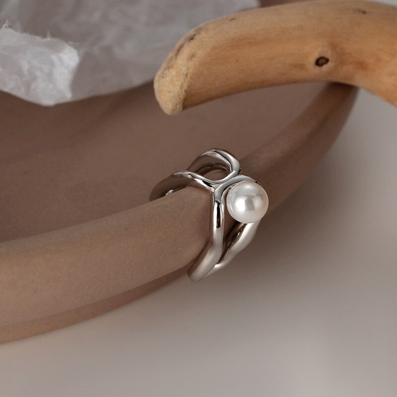 Shell Pearl Filigree Earrings E1074 1 Piece