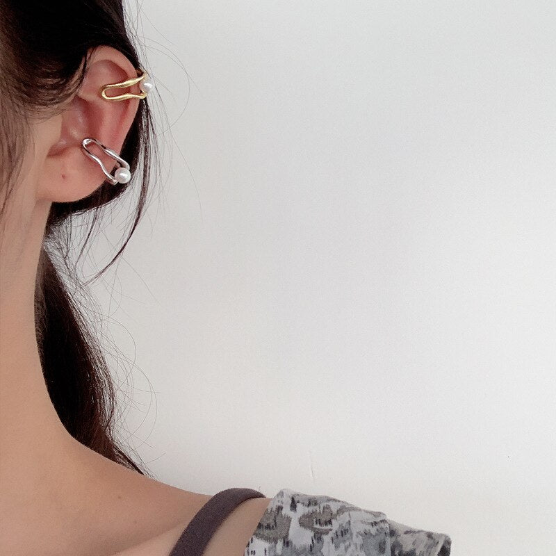 Shell Pearl Filigree Earrings E1074 1 Piece