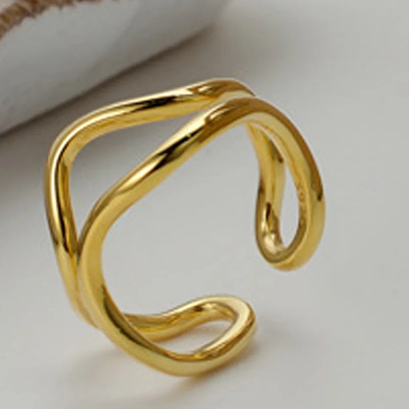 Wavy Wire Ring R1120