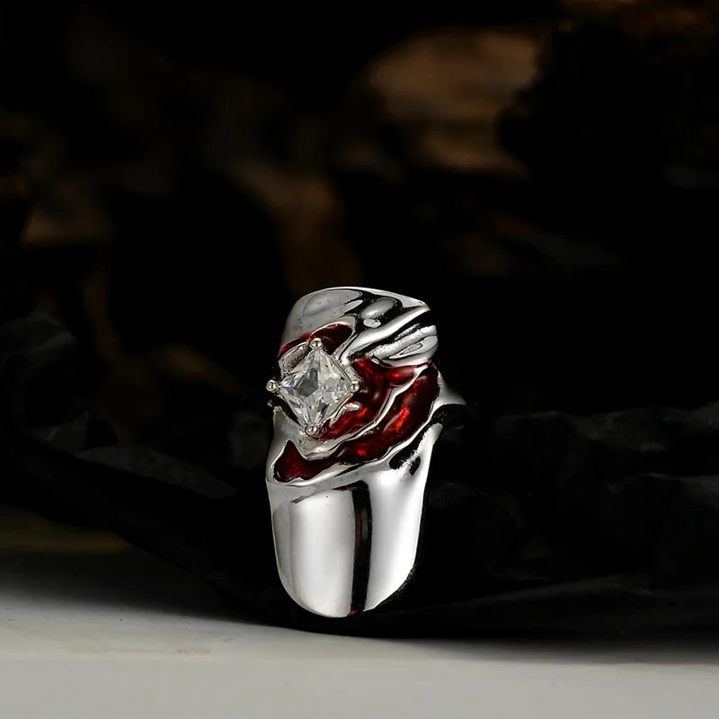 Skull Element Nail Ring R1203