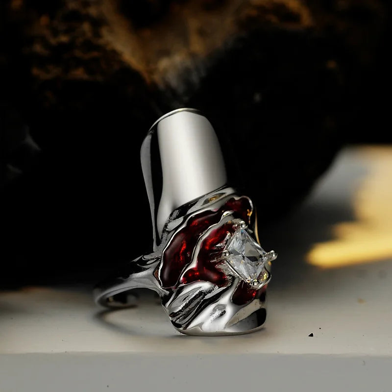 Skull Element Nail Ring R1203