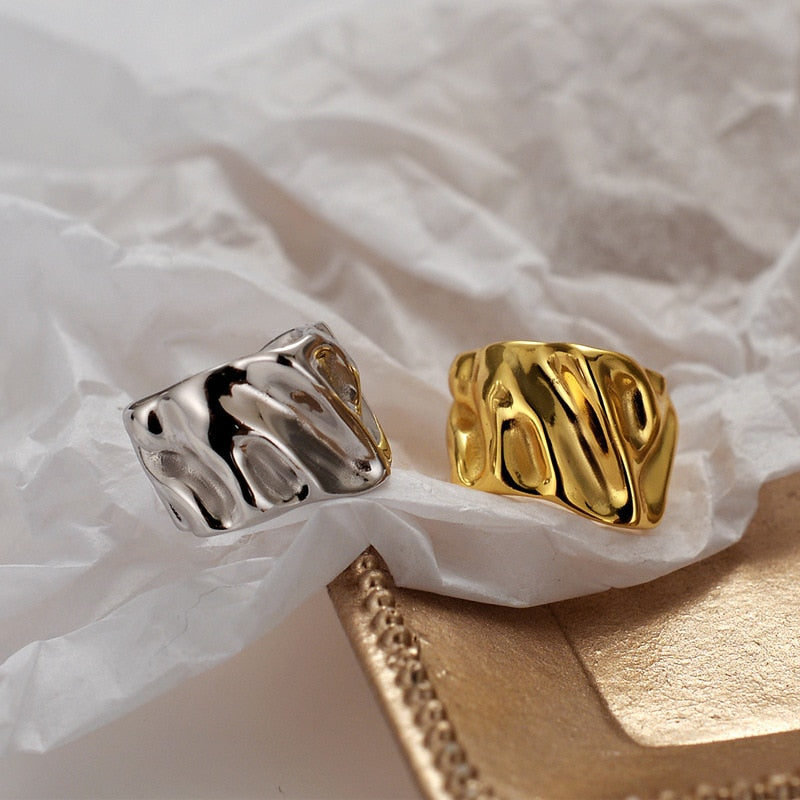 Wide Liquid Ear Cuff E1058 1 Piece