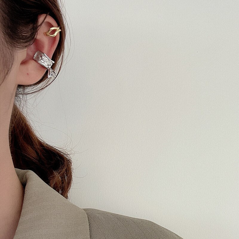 Textured Ear Cuff Earring E1028 1 Piece