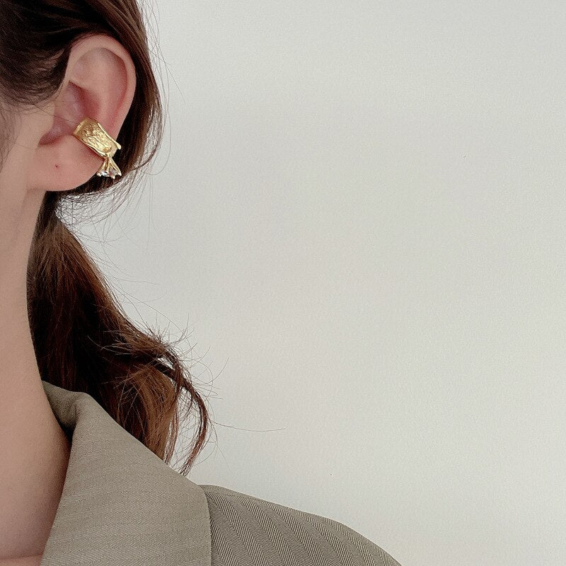 Textured Ear Cuff Earring E1028 1 Piece