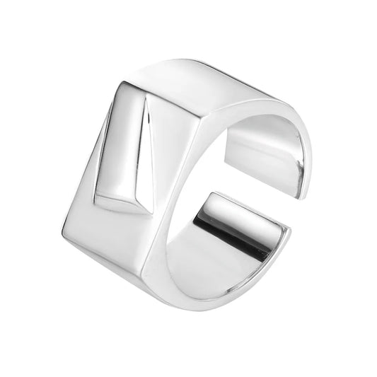 Wide Thick Asymmetrical Ring R1027