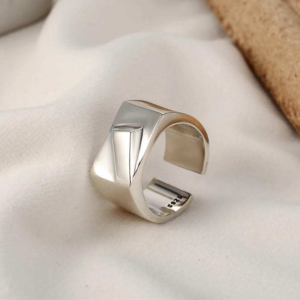 Wide Thick Asymmetrical Ring R1027