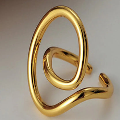 Wired Minimalist Irregular Ring R1003