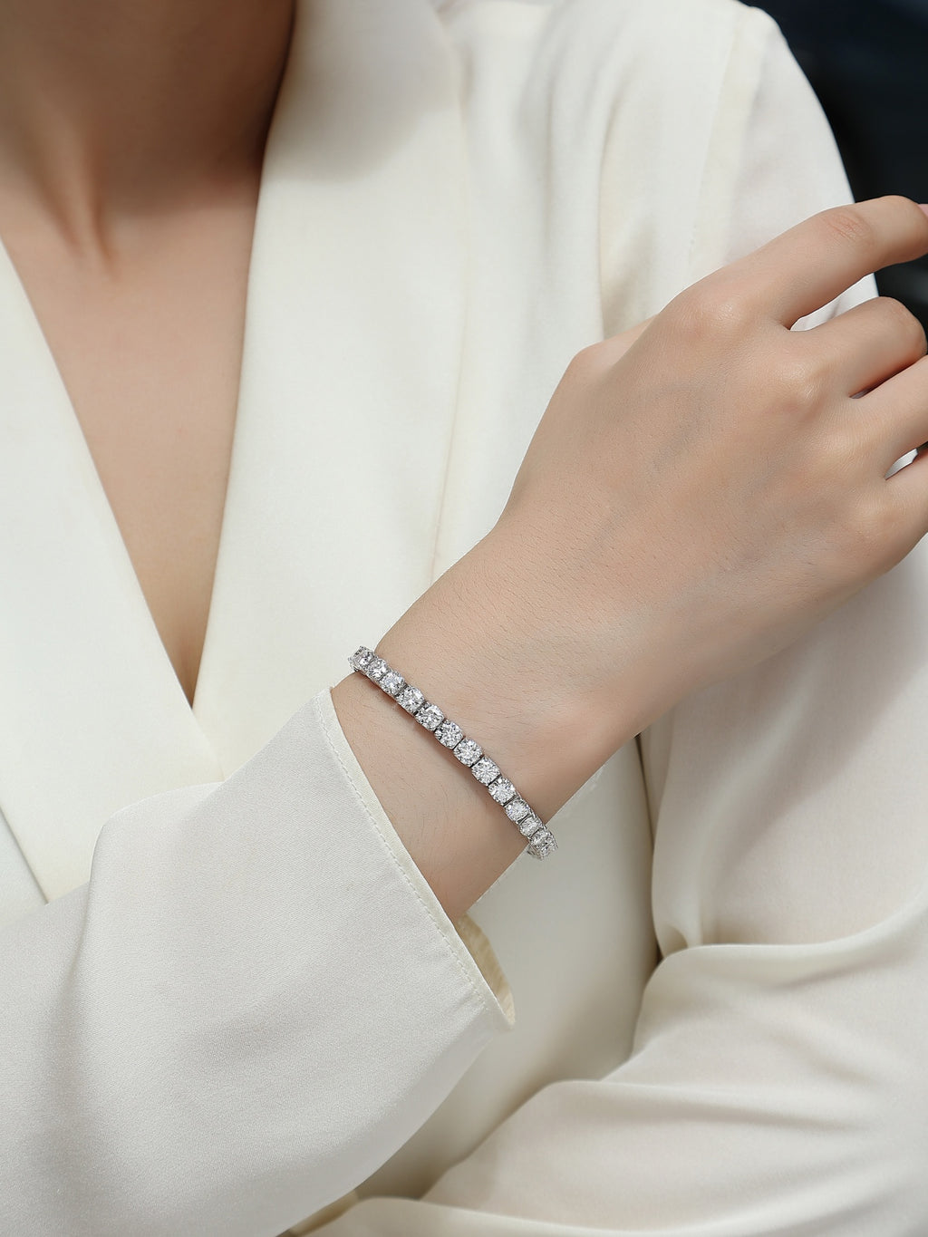 Moissanite Tennis Bracelet