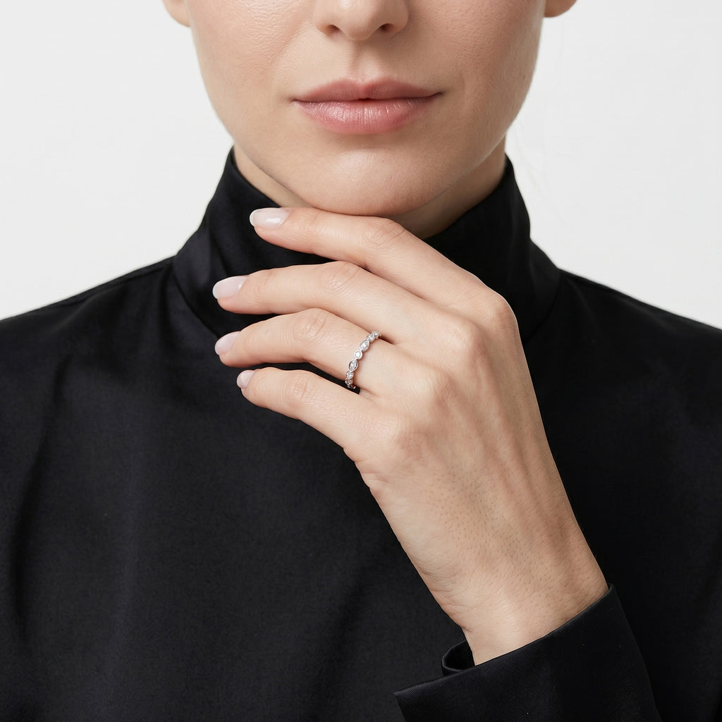 Marquise Motif Eternity Band